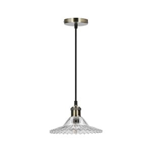 Lampa wisząca patyna-przezroczysta GENEVA 1xE27x40W Candellux 100431 Lampa wisząca patyna-przezroczysta GENEVA 1xE27x40W Candellux 100431