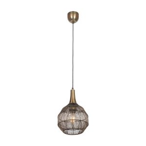 Lampa wisząca patyna-złota-czarna SORAYA 1xE27x10W wym: 150x26x26 cm Trio 841923 Lampa wisząca patyna-złota-czarna SORAYA 1xE27x10W wym: 150x26x26 cm Trio 841923