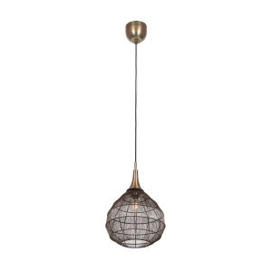 Lampa wisząca patyna-złota-czarna SORAYA 1xE27x10W wym: 150x42x42 cm Trio 841657 Lampa wisząca patyna-złota-czarna SORAYA 1xE27x10W wym: 150x42x42 cm Trio 841657