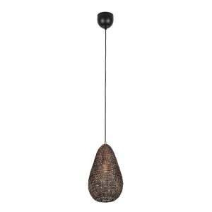 Lampa wisząca patyna-złota-czarna ZIVA 1xE27x10W wym: 150x23x23 cm Trio 841847 Lampa wisząca patyna-złota-czarna ZIVA 1xE27x10W wym: 150x23x23 cm Trio 841847