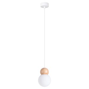 Lampa wisząca Pekka szklana biała 328960 Lampa wisząca Pekka szklana biała 328960