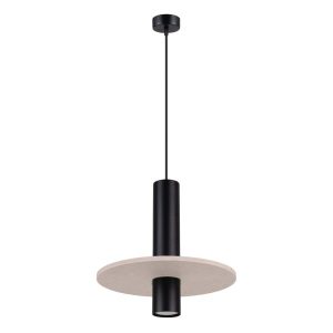 Lampa wisząca PELTA 1 czarna/beżowa 925208 Lampa wisząca PELTA 1 czarna/beżowa 925208