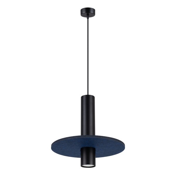 Lampa wisząca PELTA 1 czarna/granatowa 925206