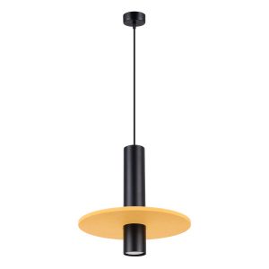 Lampa wisząca PELTA 1 czarna/żółta 925192 Lampa wisząca PELTA 1 czarna/żółta 925192
