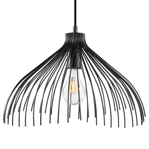 Lampa wisząca PENERO czarna 1xE27x60W wym:130x40x40cm IP20 Pure Lume 1027179