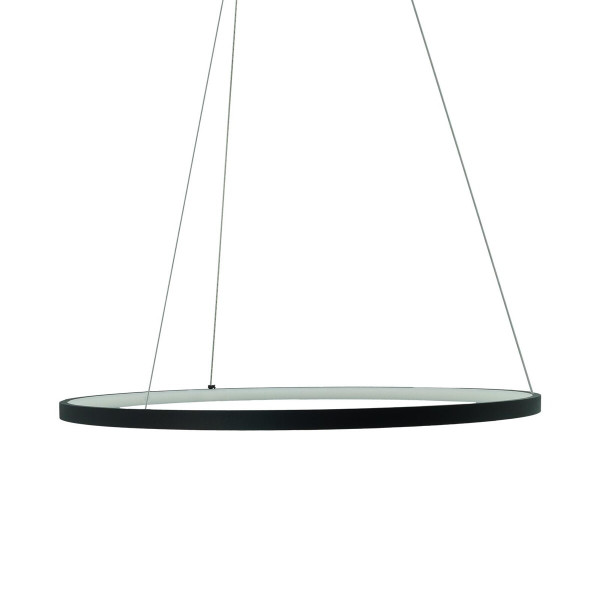 Lampa wisząca Peoria czarno-biała LED 1x36W Neutralna biel 3500lm IdeaLED 835868