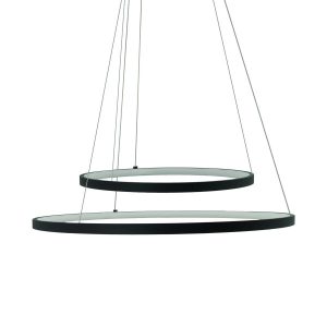 Lampa wisząca Peoria czarno-biała LED 2x54W Odcienie bieli 5200lm IdeaLED 835941 Lampa wisząca Peoria czarno-biała LED 2x54W Odcienie bieli 5200lm IdeaLED 835941