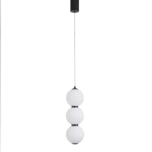 Lampa wisząca PERLA LED czarna 12 cm 813540 Lampa wisząca PERLA LED czarna 12 cm 813540