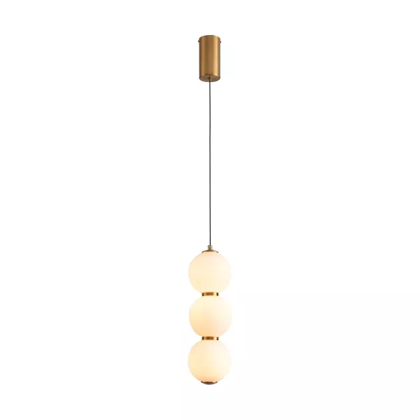Lampa wisząca PERLA LED złota 12 cm 1065993