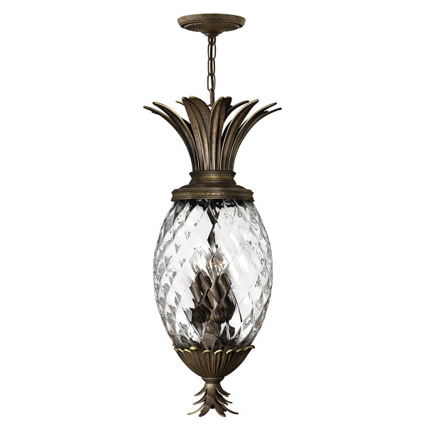 Lampa wisząca perłowy brąz Plantation 4xE14x40W Hinkley 849411