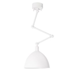 Lampa wisząca piaskowy biały Bazar 1xE27x40W wym: 105x30x30 cm By Rydens 1018990