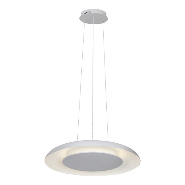 Lampa wisząca PIATTINO biała LED 1x30W Odcienie bieli 2050lm Milagro 836123