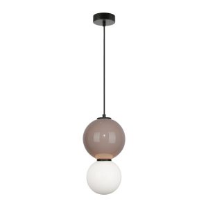 Lampa wisząca PIEVE brązowa LED 1x6W Ciepła biel 801lm Italux 835826