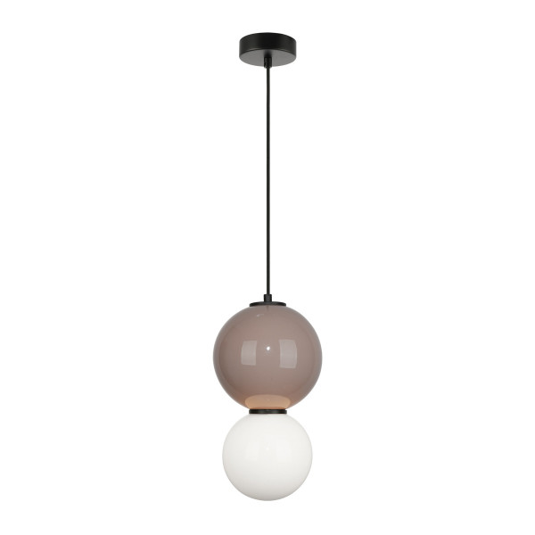Lampa wisząca PIEVE brązowa LED 1x6W Ciepła biel 801lm Italux 835826