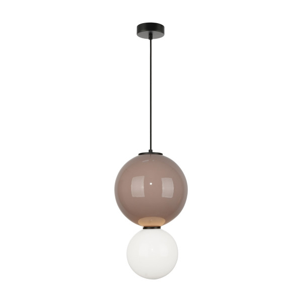 Lampa wisząca PIEVE brązowa LED 1x7W Ciepła biel 867lm Italux 835764
