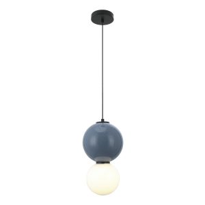 Lampa wisząca PIEVE niebieska LED 1x6W Ciepła biel 801lm Italux 835778