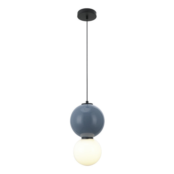 Lampa wisząca PIEVE niebieska LED 1x6W Ciepła biel 801lm Italux 835778