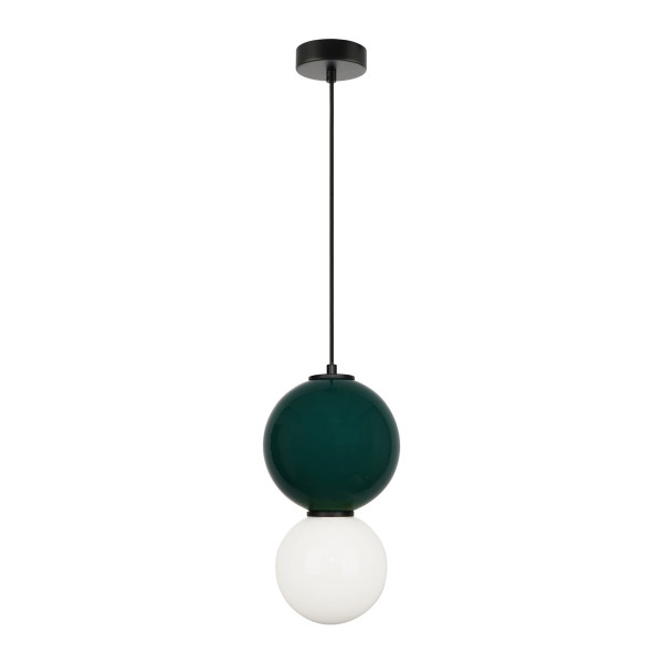 Lampa wisząca PIEVE zielona LED 1x6W Ciepła biel 801lm Italux 835700