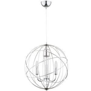 Lampa wisząca PIKO chromowana 3xE14x10W wym:90x43x43cm IP20 Alfa 1025594