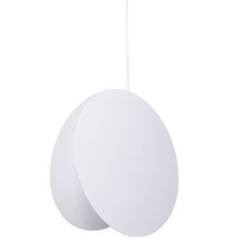 Lampa wisząca PILLS L biała 33 cm okrągła płatek 212555