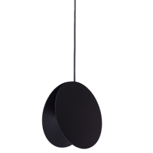 Lampa wisząca PILLS S czarna 23 cm płatki okrągła 234637 Lampa wisząca PILLS S czarna 23 cm płatki okrągła 234637