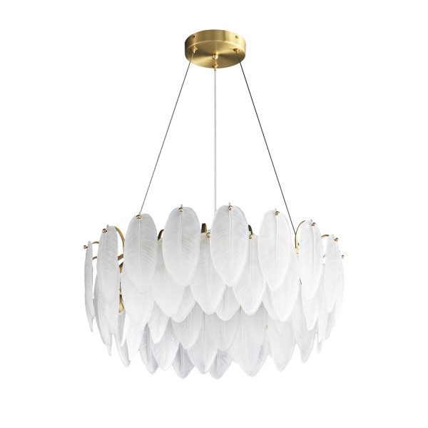 Lampa wisząca PIUMA biała 60 cm 813363