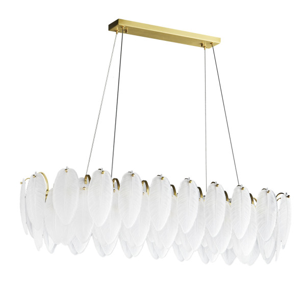 Lampa wisząca PIUMA LONG biała 100 cm 1066010