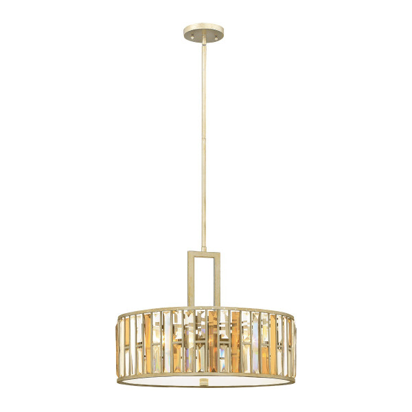 Lampa wisząca płatki srebra Gemma 3xE27x60W wym: 154,3x54x54 cm Hinkley 849533