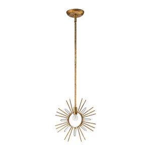 Lampa wisząca płatki złota Sun King 1xE27x60W Gilded Nola 850137 Lampa wisząca płatki złota Sun King 1xE27x60W Gilded Nola 850137