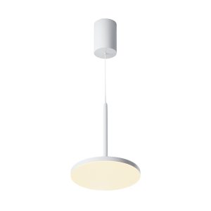 Lampa wisząca Plato biała LED 1x12W Ciepła biel 790lm Maytoni 847435 Lampa wisząca Plato biała LED 1x12W Ciepła biel 790lm Maytoni 847435