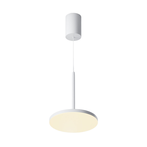 Lampa wisząca Plato biała LED 1x12W Ciepła biel 790lm Maytoni 847435