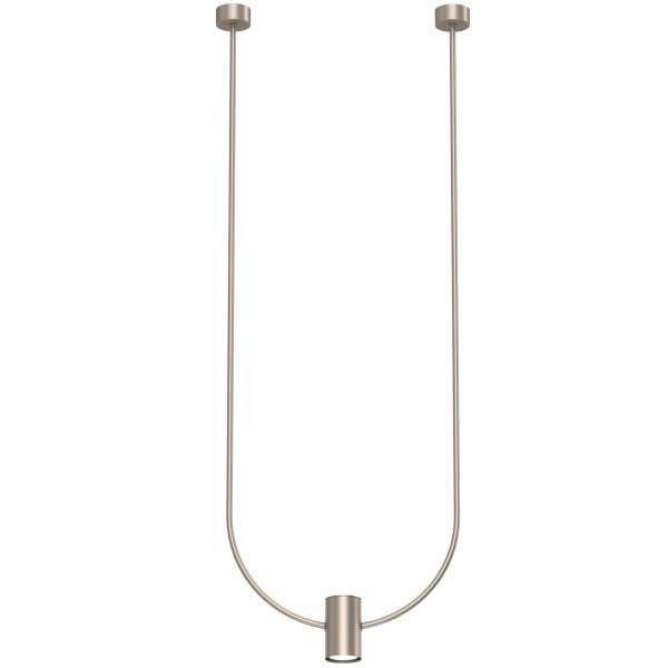 Lampa wisząca platyna NO. C 1xGU10x10W wym: 105,5x46x6 cm Shilo 845329
