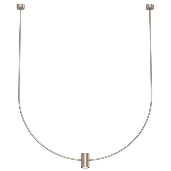 Lampa wisząca platyna NO. C 1xGU10x10W wym: 120,5x86x6 cm Shilo 846513