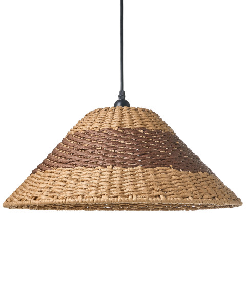 Lampa wisząca pleciona naturalna 793436