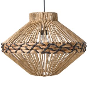 Lampa wisząca pleciona naturalna 793431 Lampa wisząca pleciona naturalna 793431