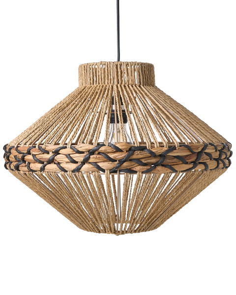 Lampa wisząca pleciona naturalna 793431