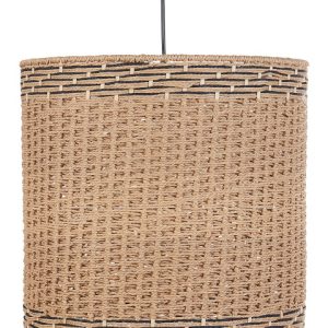 Lampa wisząca pleciony klosz naturalna 305824 Lampa wisząca pleciony klosz naturalna 305824