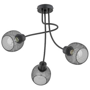 Lampa wisząca PLENA czarna 3xE27x15W wym:45x46x48cm IP20 Alfa 1030199 Lampa wisząca PLENA czarna 3xE27x15W wym:45x46x48cm IP20 Alfa 1030199