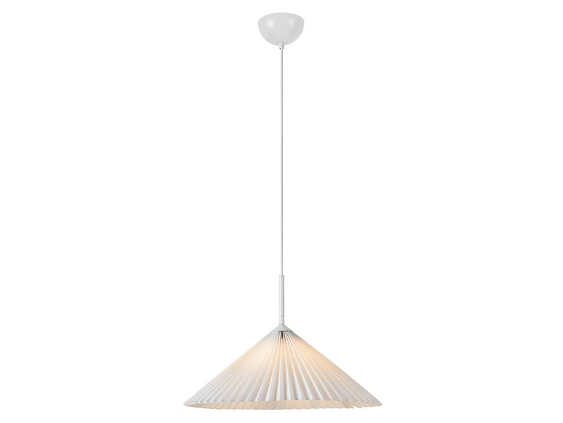 Lampa wisząca Plisado biała 113905