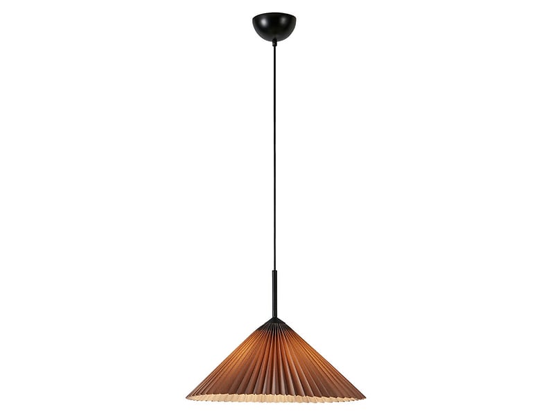 Lampa wisząca Plisado szara 113792