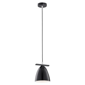 Lampa wisząca Polaris szklana czarna 23376 Lampa wisząca Polaris szklana czarna 23376