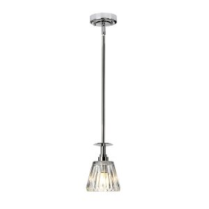 Lampa wisząca polerowany chrom Agatha 1xG9x3W wym: 131×13,6×13,6 cm Elstead 850845 Lampa wisząca polerowany chrom Agatha 1xG9x3W wym: 131×13,6×13,6 cm Elstead 850845