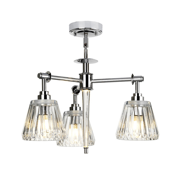 Lampa wisząca polerowany chrom Agatha 4xG9x4W Elstead 850899