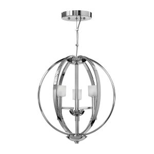 Lampa wisząca polerowany chrom Mondo 3xG9x3W Quintiesse 849336 Lampa wisząca polerowany chrom Mondo 3xG9x3W Quintiesse 849336