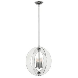 Lampa wisząca polerowany chrom Solstice 4xE14x60W Hinkley 849575 Lampa wisząca polerowany chrom Solstice 4xE14x60W Hinkley 849575