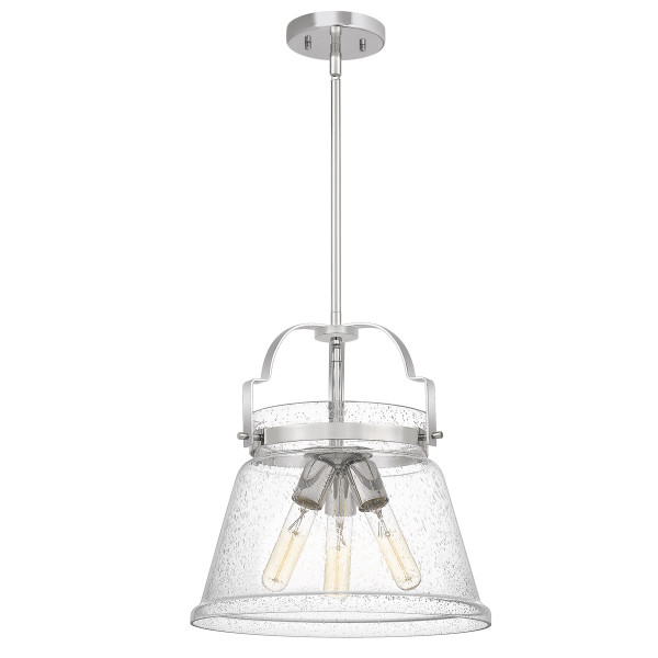 Lampa wisząca polerowany chrom Wimberley 3xE27x60W Quintiesse 849316