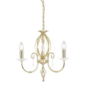 Lampa wisząca polerowany mosiądz Aegean 3xE14x60W Elstead 850268 Lampa wisząca polerowany mosiądz Aegean 3xE14x60W Elstead 850268