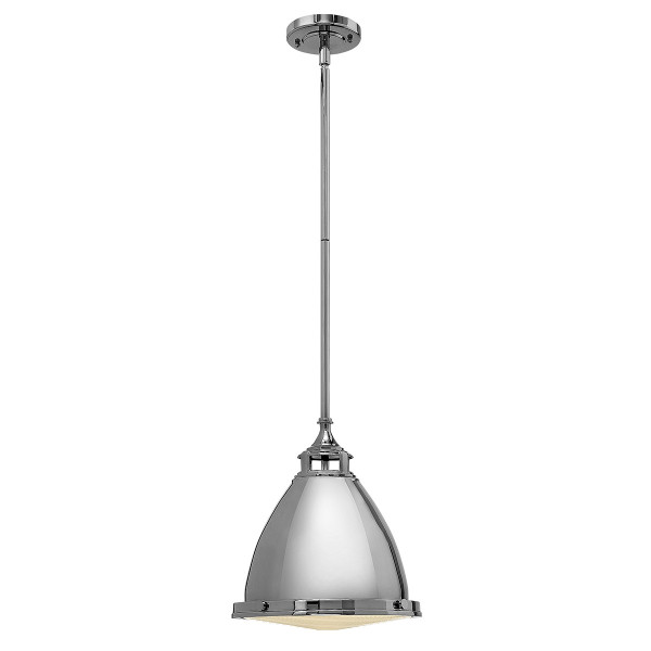 Lampa wisząca polerowany nikiel Amelia 1xE27x60W Hinkley 849247