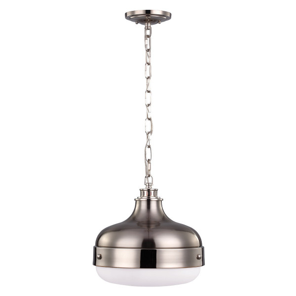 Lampa wisząca polerowany nikiel Cadence 2xE27x75W Feiss 849495