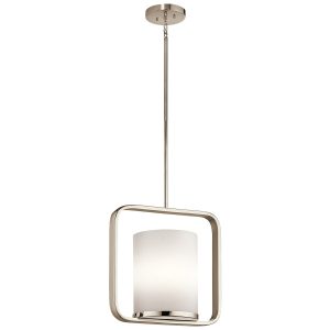 Lampa wisząca polerowany nikiel City Loft 1xE27x60W Kichler 850313 Lampa wisząca polerowany nikiel City Loft 1xE27x60W Kichler 850313